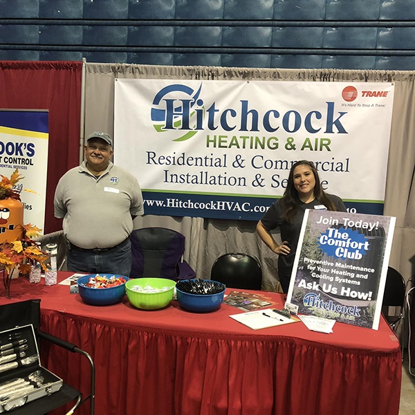 hitchcock team at an expo